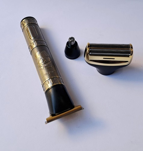 Триммер аккумуляторный 5 в 1 Geemy GM-8045 3 Вт золотистый Київ - зображення 2