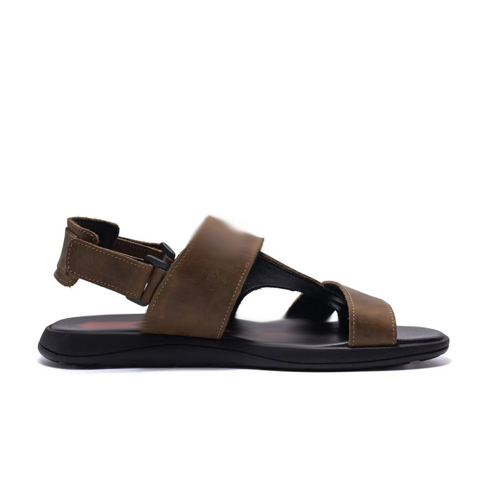 Мужские кожаные сандалии  Brown Leather Київ - зображення 12