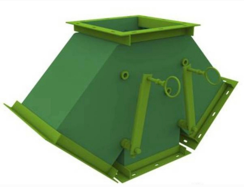 Перекидной клапан  для самотеков 200х200 Київ - зображення 5