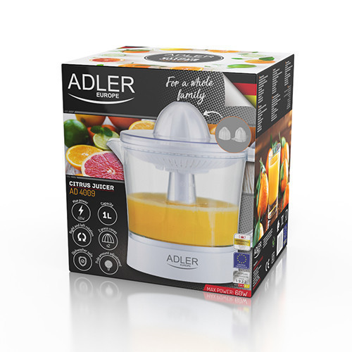 Соковыжималка для цитрусовых Adler AD-4009 60 Вт Київ - зображення 9