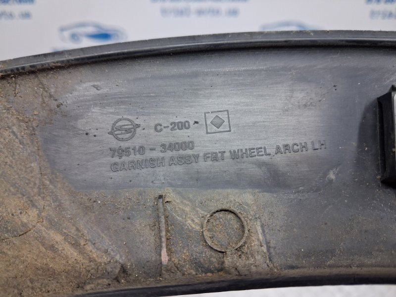 Накладка крыла SsangYong Korando C200 2.0 DIESEL D20DT 2010 перед. лев. (б/у) Киев - изображение 7
