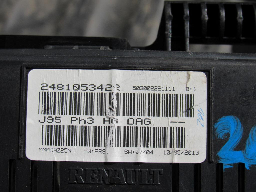 Щиток приборов (спидометр) Renault Scenic III 1.6 dci 2009-2016 (248105342R) Ковель - изображение 1