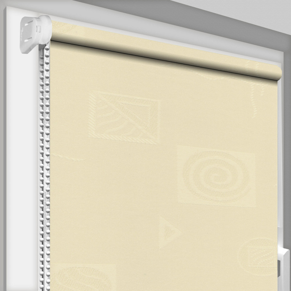 Рулонна штора Rolets Ікеа 1-1800-375 37.5x170 см відкритого типу Бежева Київ - зображення 1