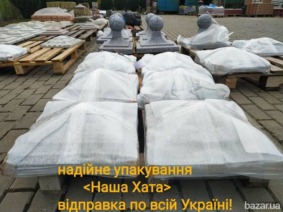 Бетонні та металеві капелюхи на паркан Черкаси - зображення 8