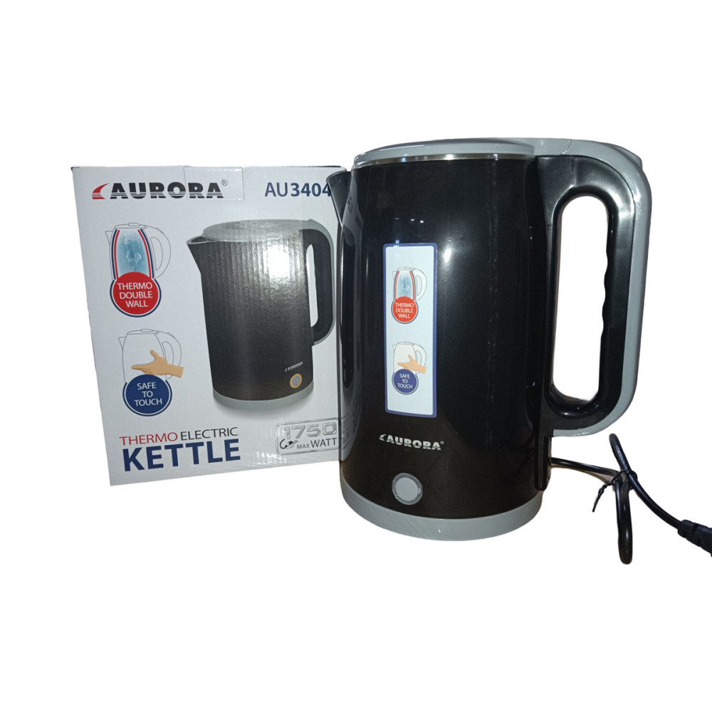 Электрочайник Aurora AU-3404 2 л черный Київ - зображення 1