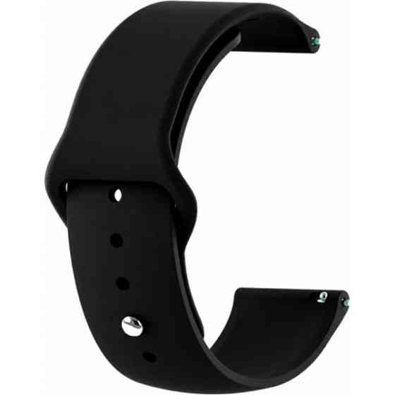 DM Ремінець Silicone Band 22 mm Універсальний Black Харьков