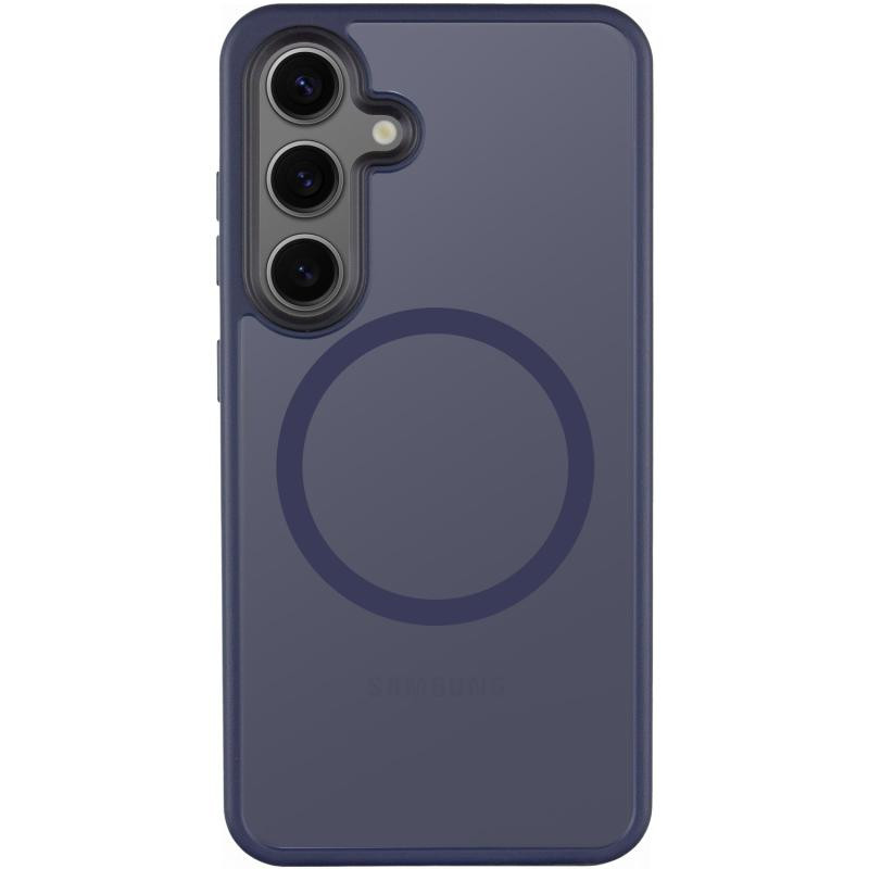 TPU+PC чехол Metal Buttons with MagSafe Colorful для Samsung Galaxy S25 Edge Херсон - изображение 2