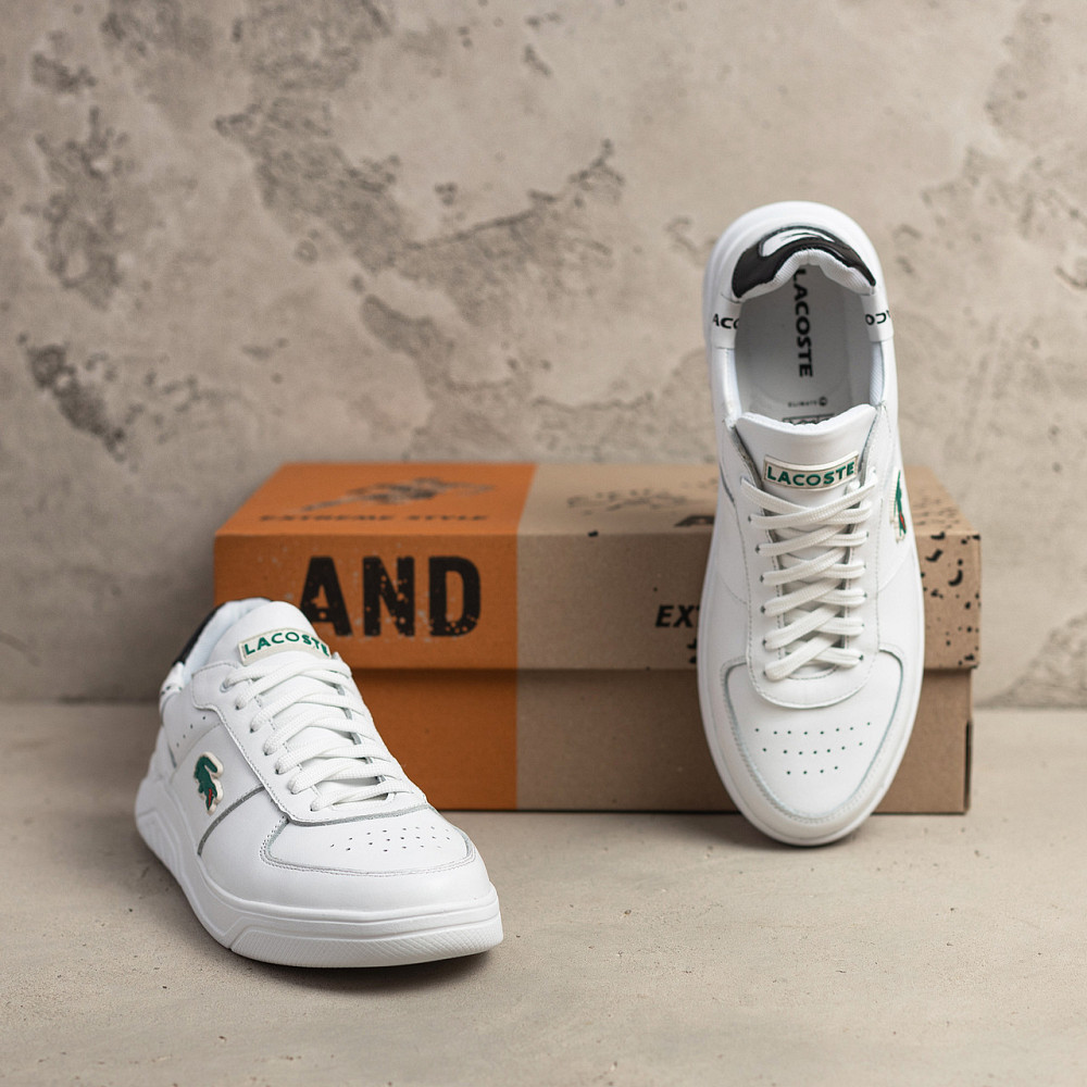 Мужские кожаные кроссовки Baseshot White Київ - зображення 11