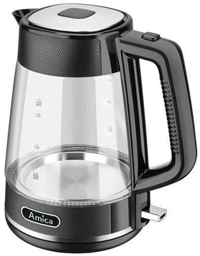 Электрочайник Amica KF 4050G 1.7 л черный Київ - зображення 1