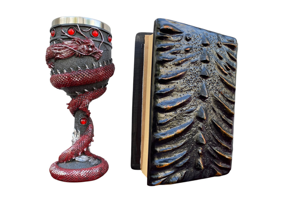 Подарочный набор Бокал 3D Танкард Red и Блокнот 3D «Жар Сердца Дракона» Киев - изображение 2