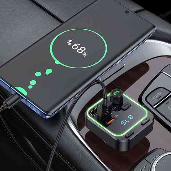 АЗУ FM модулятор Borofone BC53 Highway PD20W+QC3.0 (2USB-A/1C) Херсон