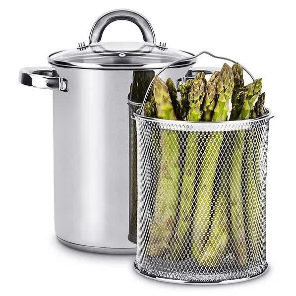 Кастрюля Kamille с корзиной-пароваркой 4 л Одеса - зображення 3