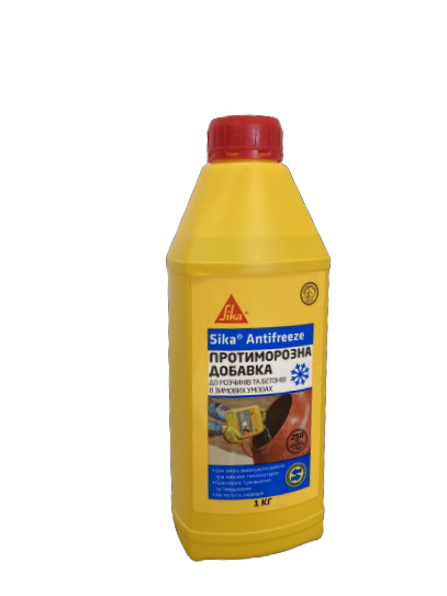 Sika Antifreeze протиморозна добавка для бетону і розчину, 1кг Вишневе - зображення 1