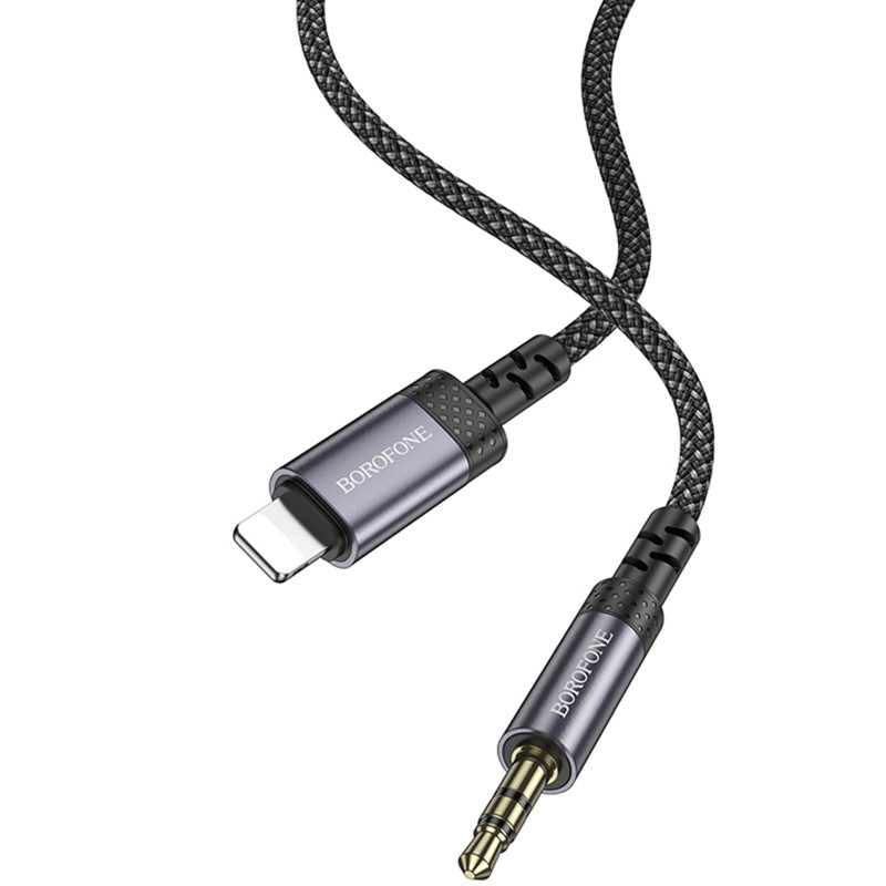 Аудио кабель Aux Borofone BL24 Graceful (Lightning to AUX 3.5mm) (1m) Херсон - изображение 6