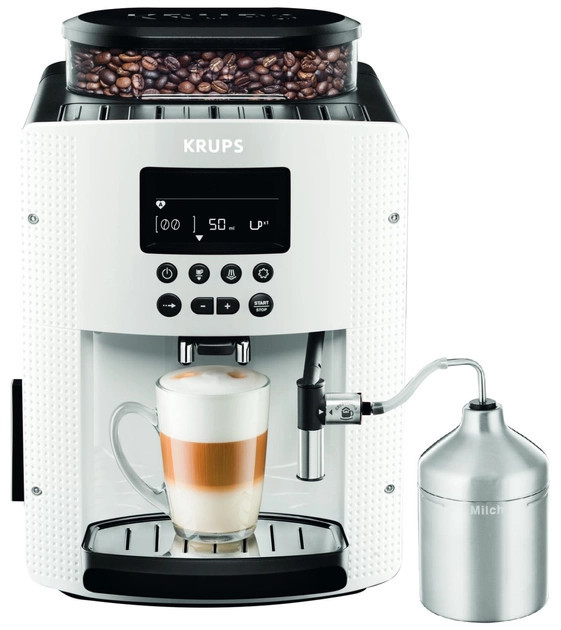 Кофемашина Krups EA8161 15 бар белая Киев - изображение 1