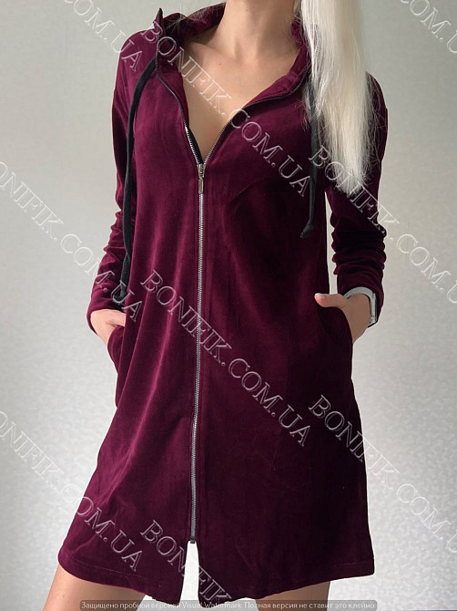 Женский халат на молнии "MARGO" (арт. LGV 203/02/02) Кривий Ріг - зображення 2