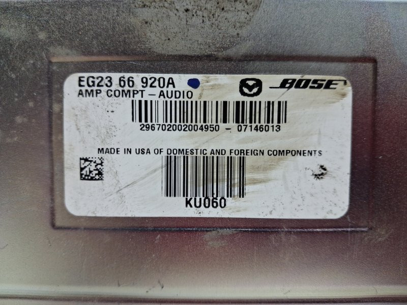Усилитель Аудиосистемы Mazda CX 7 2006-2012 EG2366920A (Арт. 59101) Київ - зображення 4