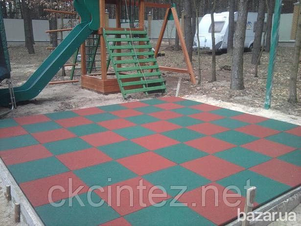 Резиновая плитка 500x500 мм, 50 мм Київ - зображення 5