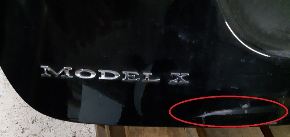 2Декоративная накладка центральной панели пассажирская PIANO BLACK MATA Tesla model S, model S REST, Киев - изображение 5