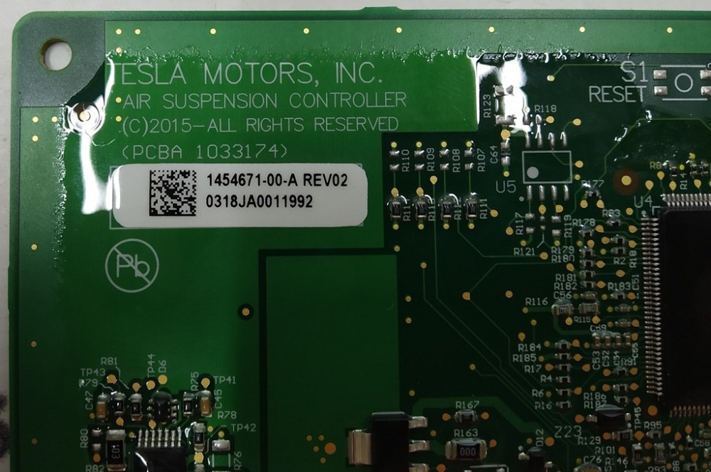 1Плата блока управления пневмоподвески REV02 Tesla model X 1454671-00-A Киев - изображение 4
