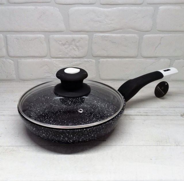 Сковорода універсальна із кришкою Edenberg EB-4136 28 см Київ - зображення 1