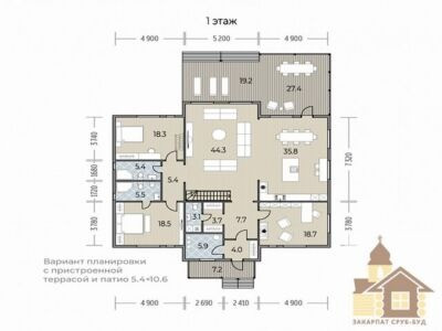 Купити зрубовий дім під ключ Закарпаття Одеса - зображення 5