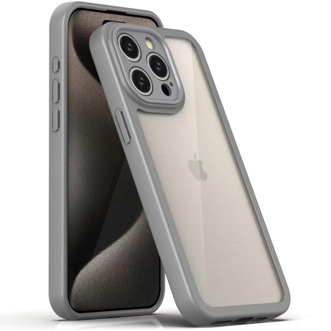 TPU чехол Transparent + Colour 1,5mm для Apple iPhone 14 Pro (6.1") Херсон - изображение 4