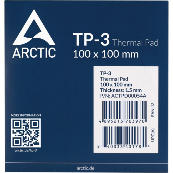 DM Термопрокладка Arctic TP-3 100х100х1.5 мм (ACTPD00054A) Харків - зображення 2
