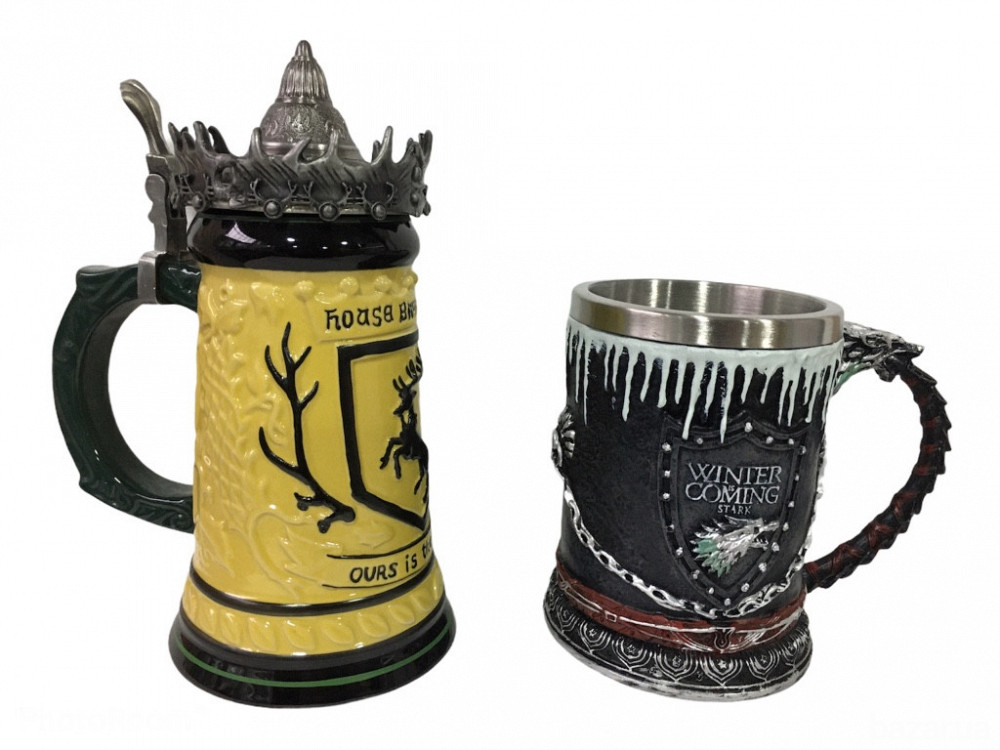 Подарочный набор Кружка Game Of Thrones House Герб Баратеонов Игра Престолов и Winter Is Coming Star Киев - изображение 1