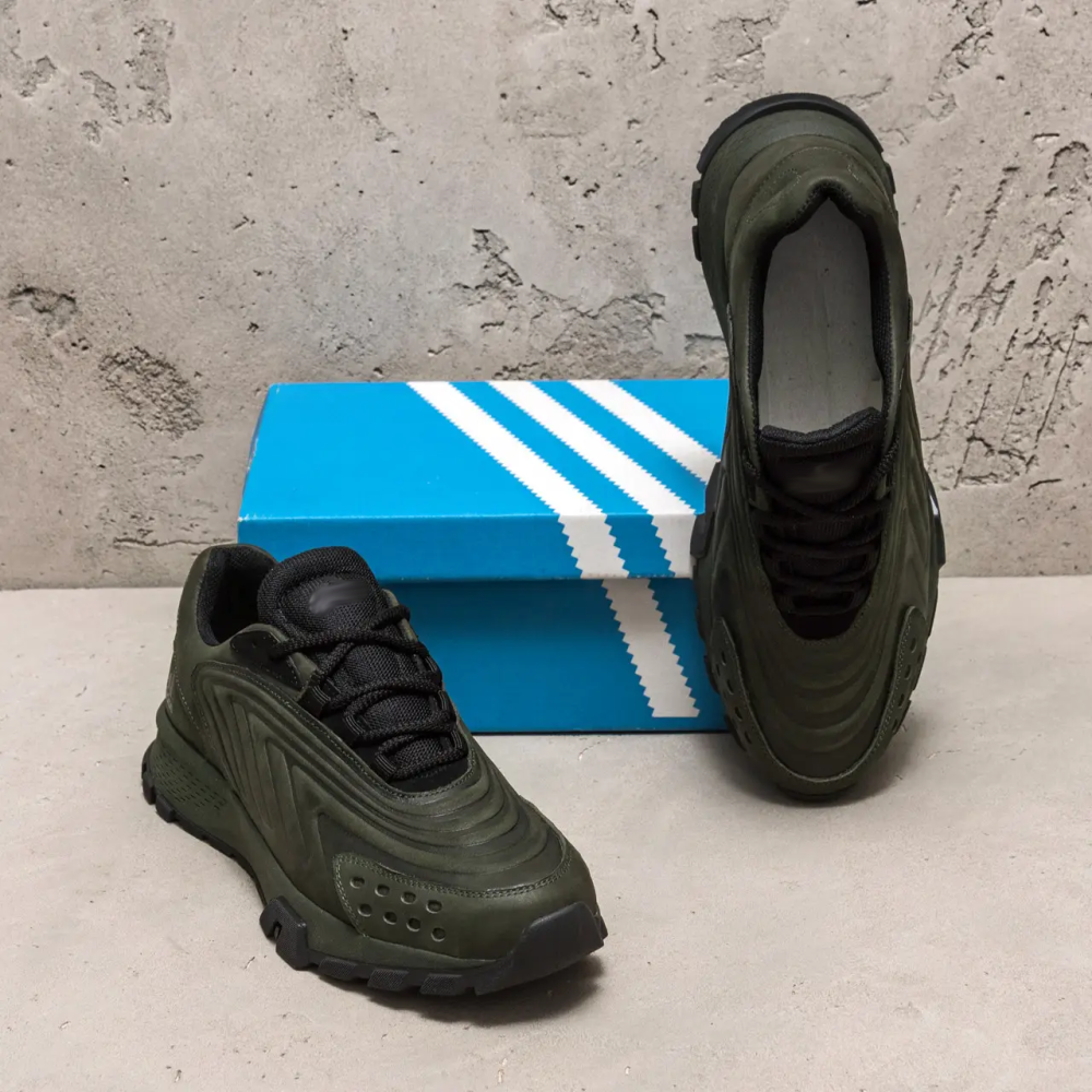 Мужские кожаные кроссовки Originals Ozelia Green Киев - изображение 5