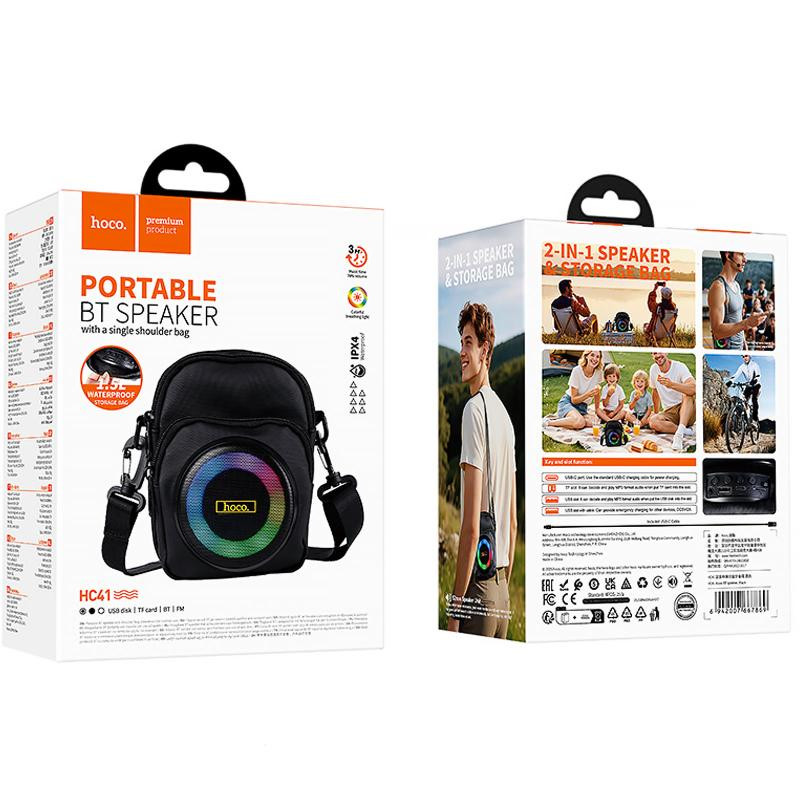 Сумка кросс-боди со встроенной колонкой Hoco HC41 Wave Bass Херсон - изображение 4