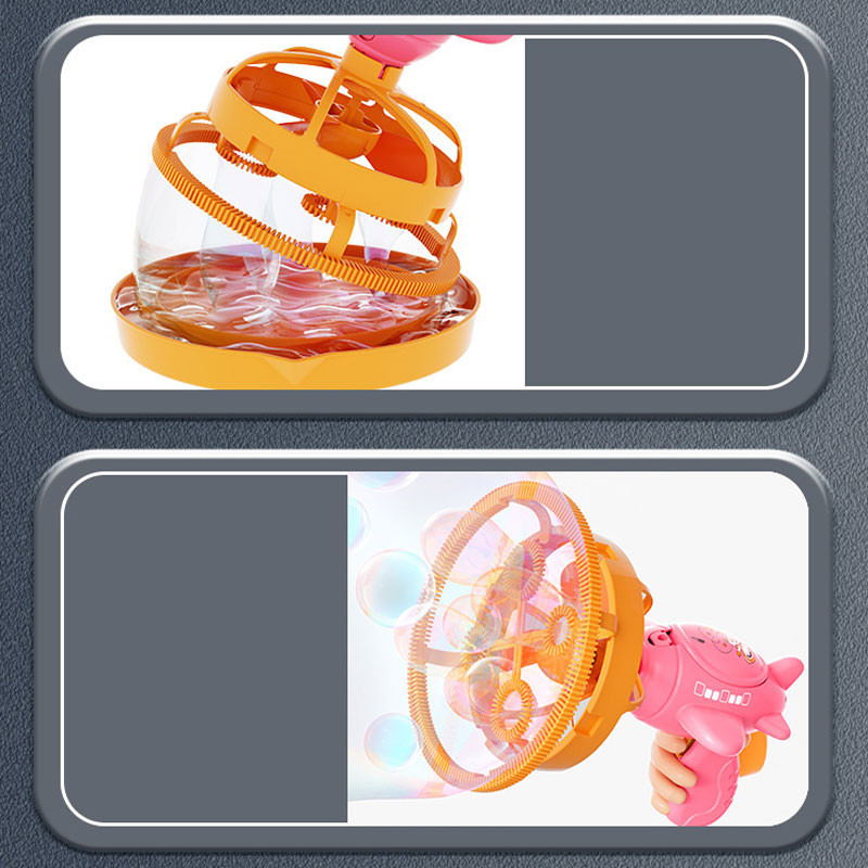 Пистолет для мыльных пузырей H035 Bubble Gun с пропеллером 2in1 + bottle 250ml Херсон - зображення 3