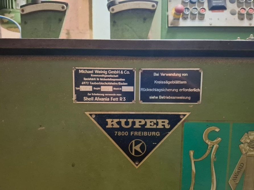 Чотиристоронній верстат Weinig U17A шестишпиндельний четырехсторонний Житомир - зображення 5