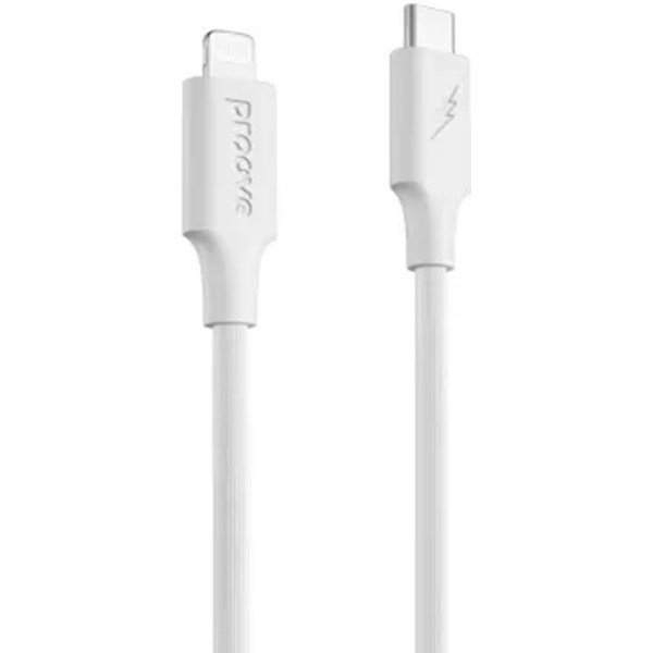 Кабель Proove Striped Silicone Type-C to Lightning 1m White (CCSS00002102) (Код товару:38310) Харків - зображення 1