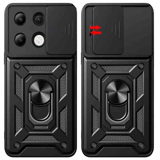 Чехол Ummi Camshield Serge Ring для Xiaomi Redmi Note 13 Pro 4G / 14s / Poco M6 Pro 4G Херсон