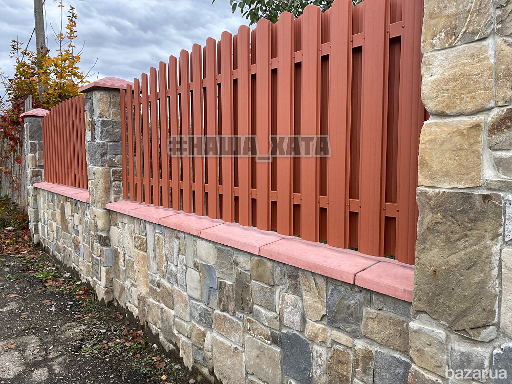 Євроштахетник металевий від виробника. Монтаж штахетника Стрий - зображення 4