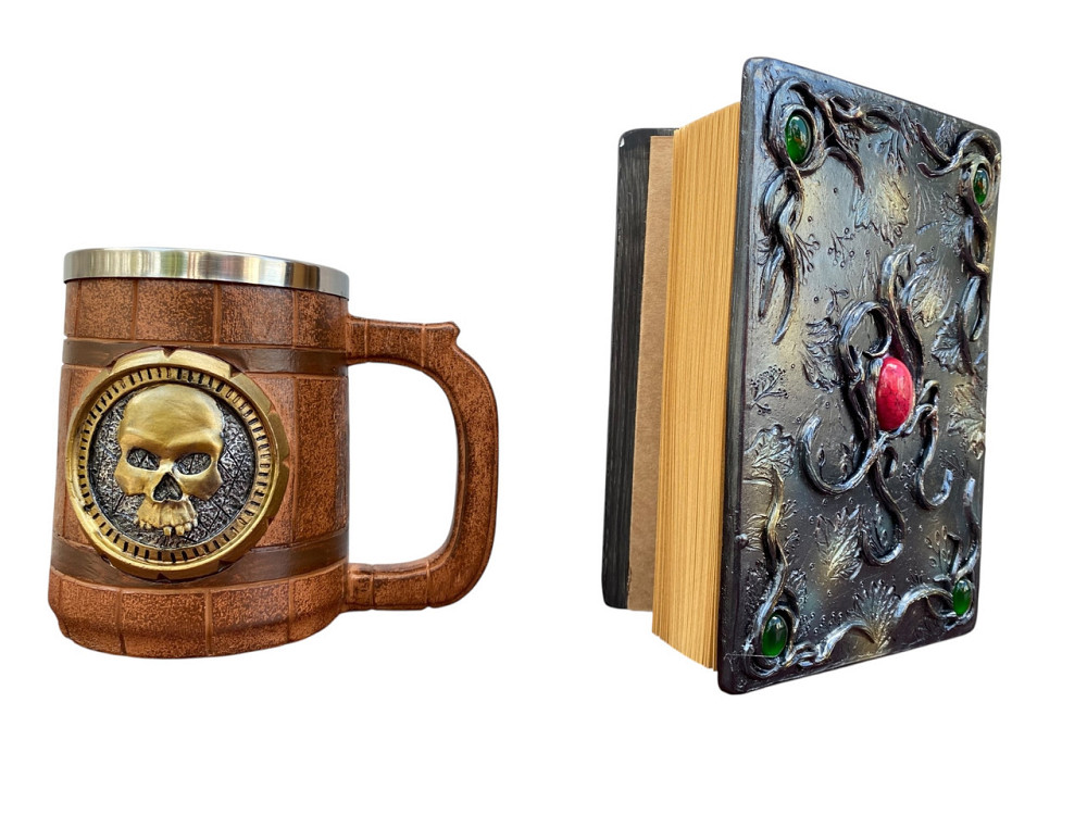 Подарочный набор Кружка 3 Череп и Блокнот 3 «Лесный Гримуар Лисы» Киев - изображение 4
