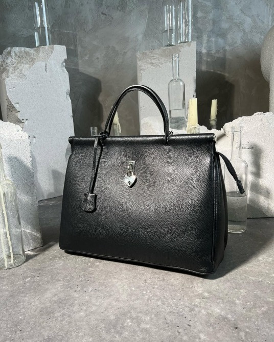 Велика шкіряна сумка Італійська ділова , саквояж  TS000080 Киев - изображение 1