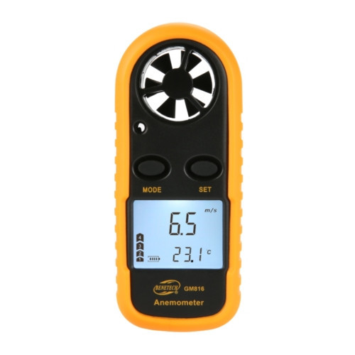 Цифровой анемометр 0,1-30м/с, -10-45°C BENETECH GM816 Харьков - изображение 1