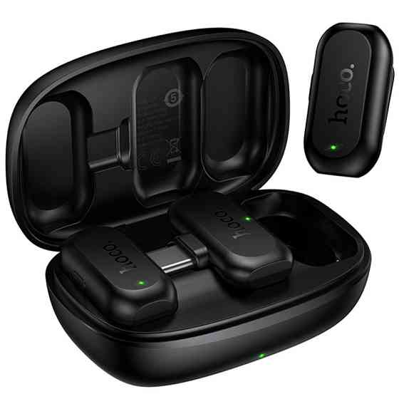 Петличный беспроводной микрофон Hoco L26 Dual-mic Smart AI (Type-C) Херсон