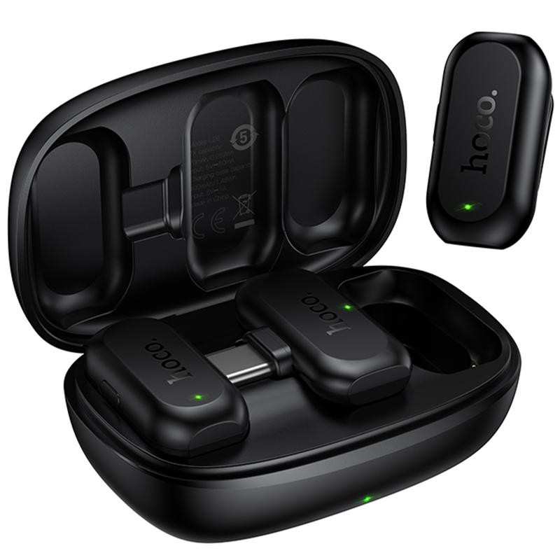 Петличный беспроводной микрофон Hoco L26 Dual-mic Smart AI (Type-C) Херсон - изображение 1