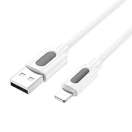 Дата кабель Borofone BX114 Structure USB to Lightning 2.4A (1m) Херсон