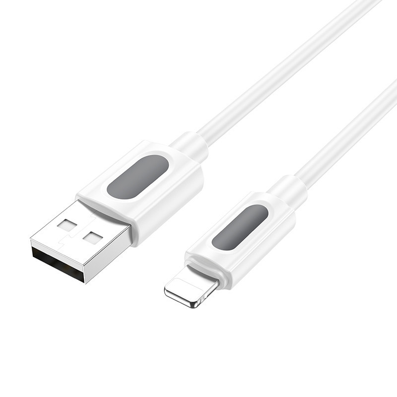 Дата кабель Borofone BX114 Structure USB to Lightning 2.4A (1m) Херсон - изображение 3