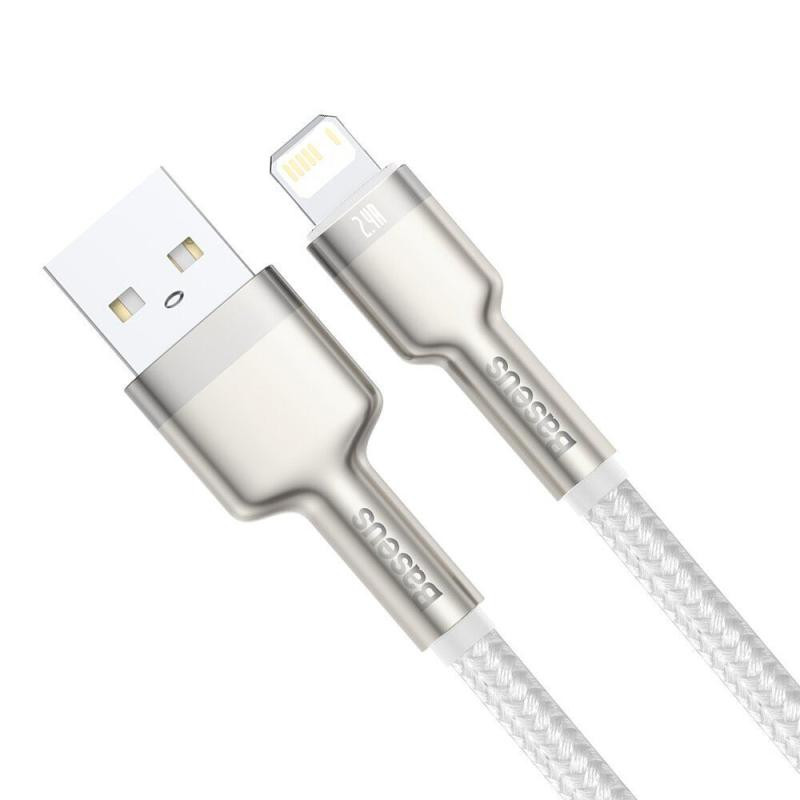 Дата кабель Baseus Cafule Series Metal USB to Lightning 2.4A (2m) (CALJK-B0) Херсон - изображение 3