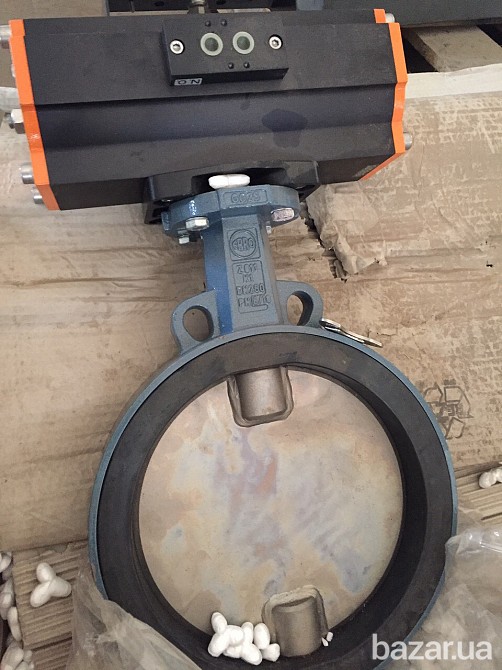 задвижка баттерфляй Ду 200, Ду 250, Ду 600 Полтава - зображення 1