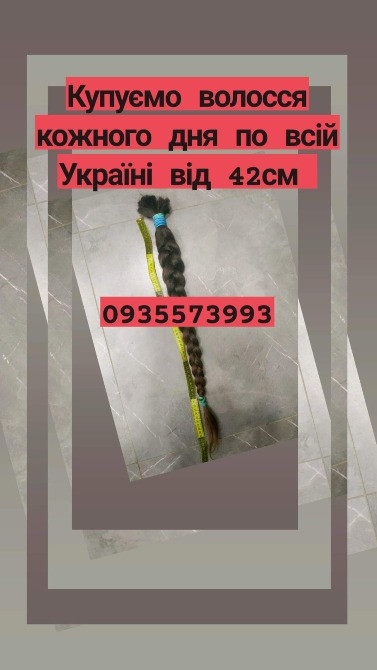 Продать волосся в Одесі та по всій Україні від 42см -093557399 Київ - зображення 1