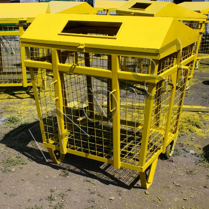 Сітчастий євроконтейнер 1,1 м.куб. для ПЕТ Харьков - изображение 4