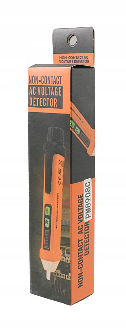 Тестер напряжения бесконтактный (12-1000V / 50/60Hz) PeakMeter PM8908C Харьков - изображение 4