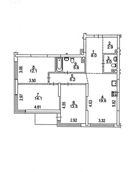 продажа 3-к квартира Киев, Подольский, 115000 $ Київ - зображення 4