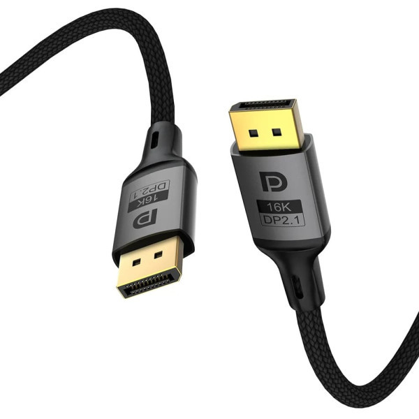 Кабель ColorWay DisplayPort-DisplayPort V2.1 (M/M) 1.5m Black (CW-CBDP091-BK) Харьков - изображение 2
